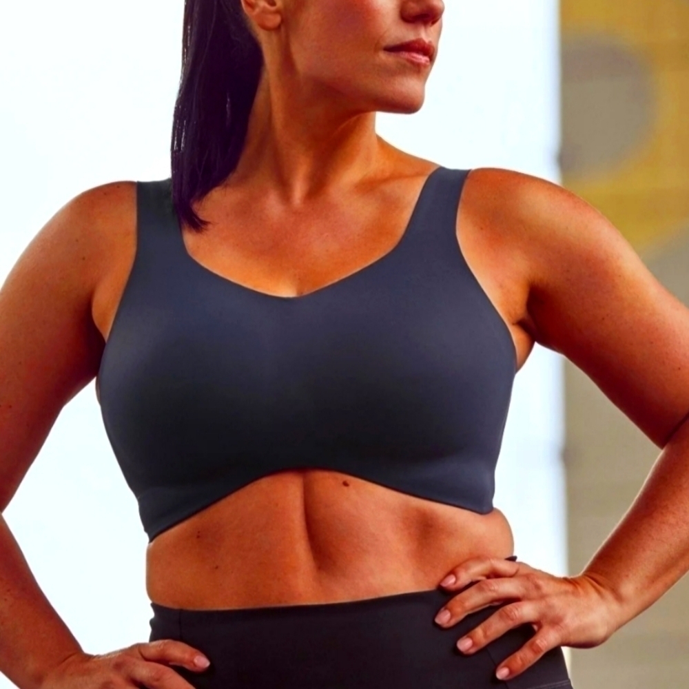 Knix s6 dark blue catalyst sports bra